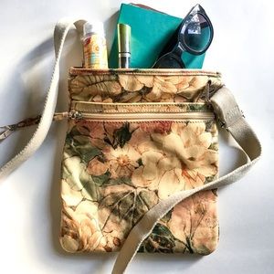 Maurizio Taiuti leather floral crossbody